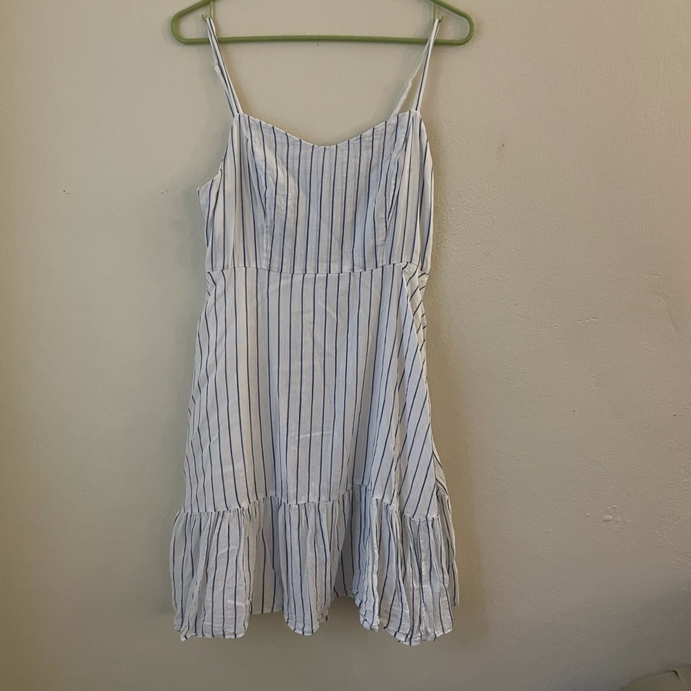 Sundress, bottom ruffles.